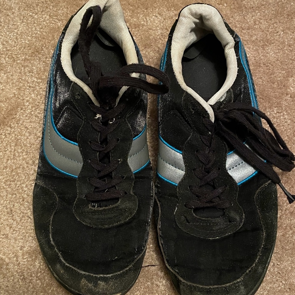 Women's Black and Gray Athletic Shoes